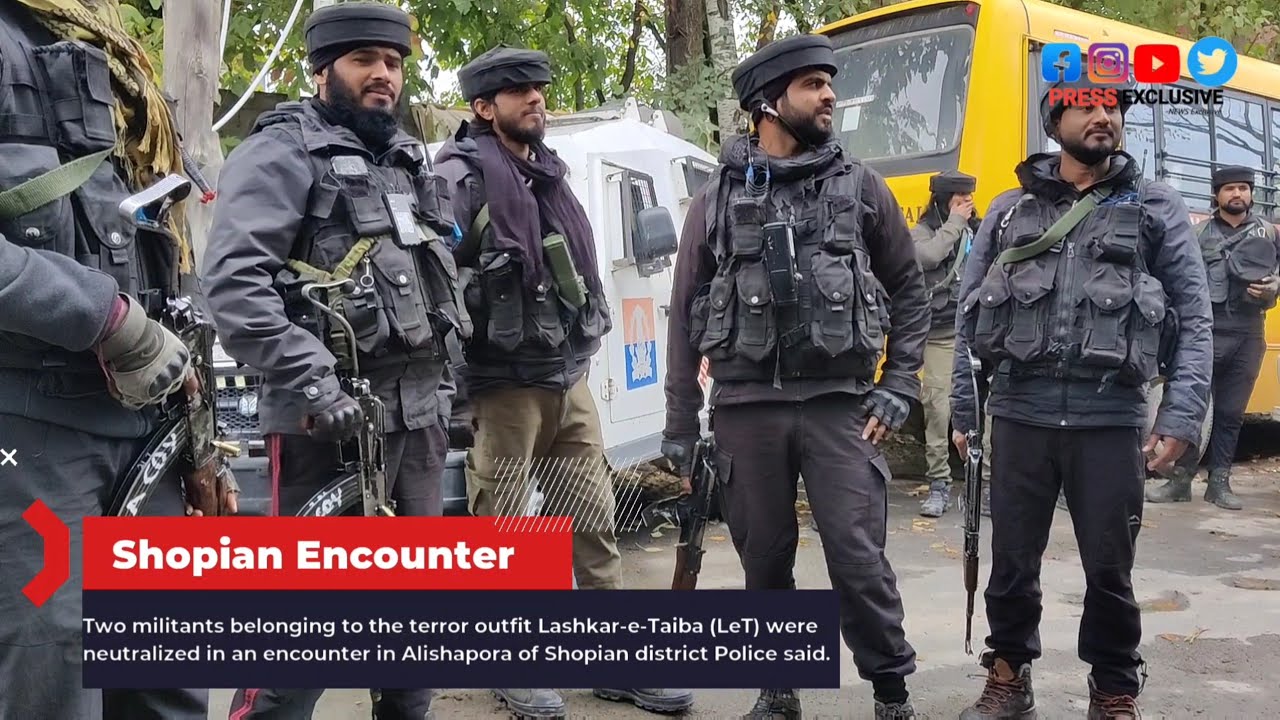 Two local LeT Militants Killed in Shopian Gunfight: ADGP Kashmir