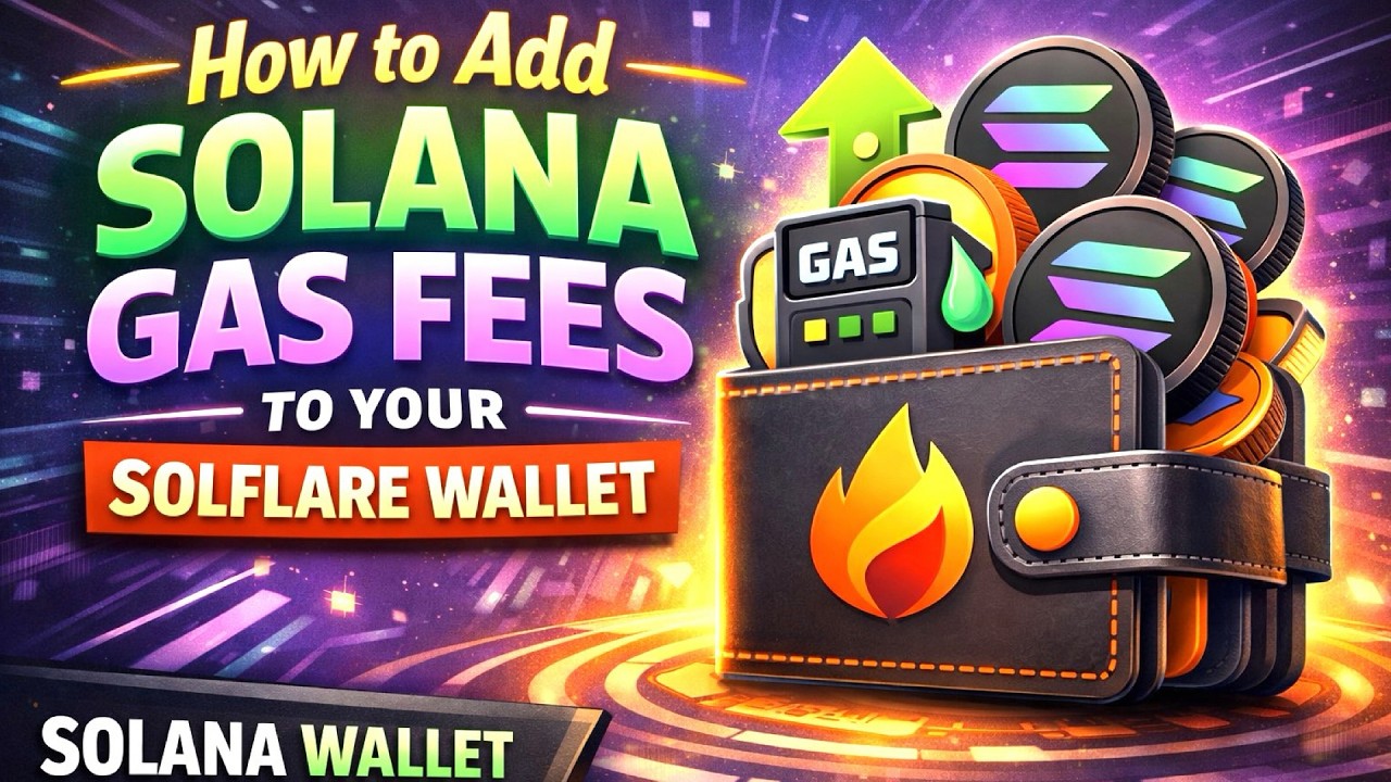 How to Add Solana Gas Fees to Your Solflare Wallet