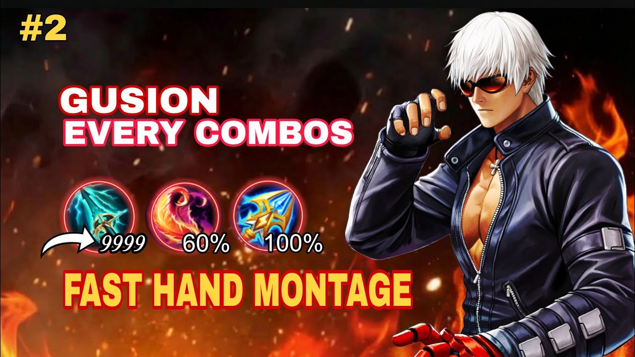 WATCH THIS GUSION FAST HAND COMBOS🔥| MONTAGE~MLBB 