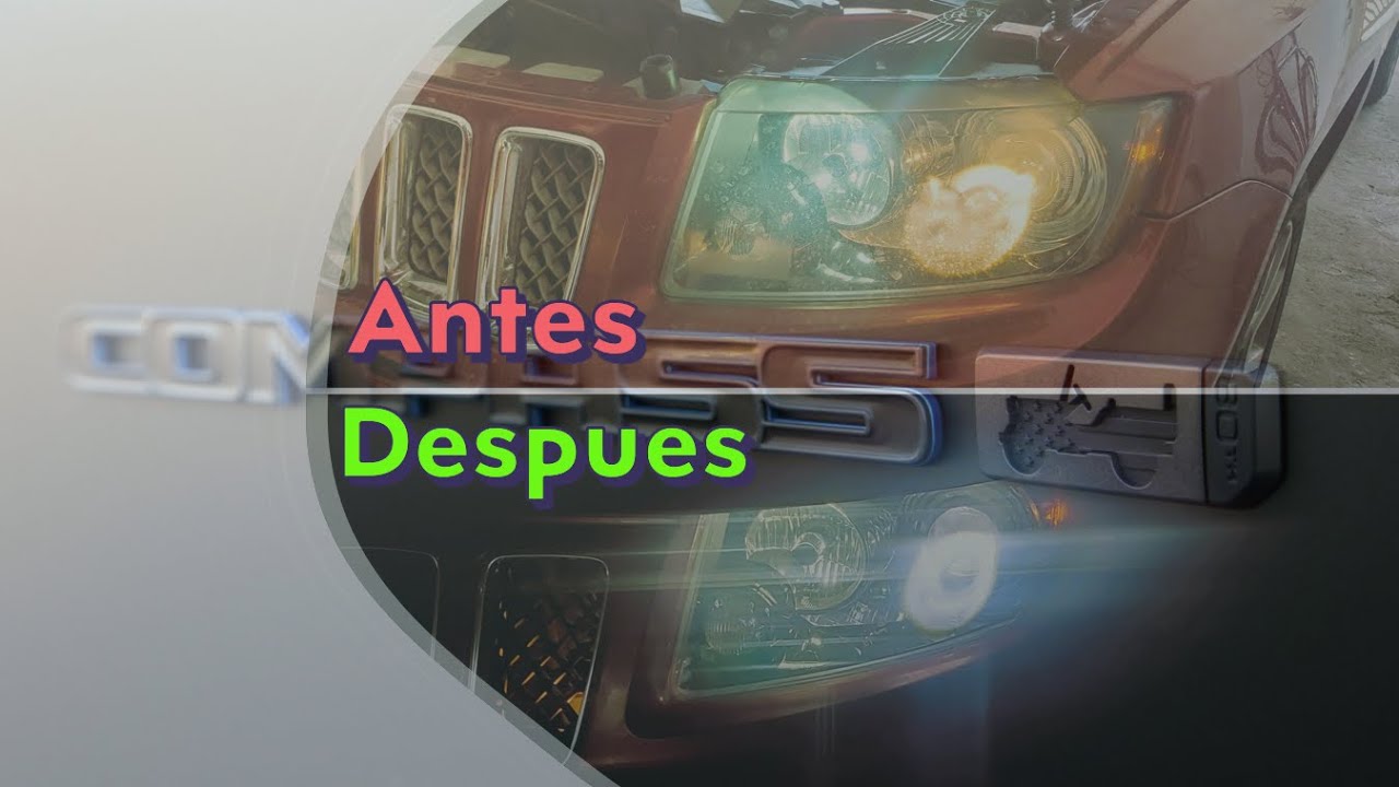 Iluminación halógena a LED sin Error de canbus | Jeep Compass 2015