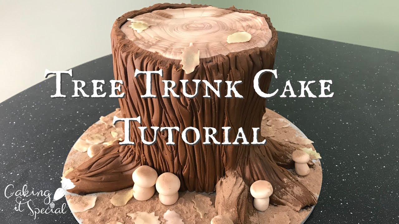 Tree Trunk Cake Tutorial