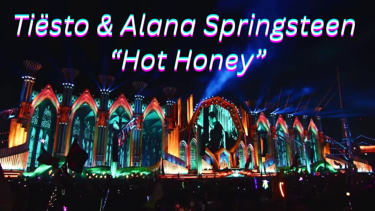Tiësto ft. Alana Springsteen – Hot Honey • EDC Las Vegas 2024 • Top Hit 👍 4k HD