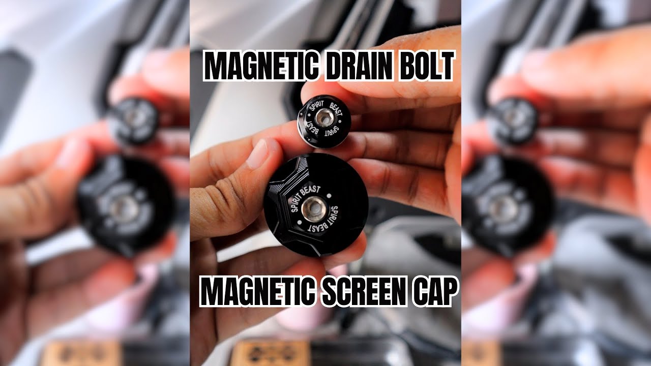 Magnetic Drain Bolt & Screen Cap
