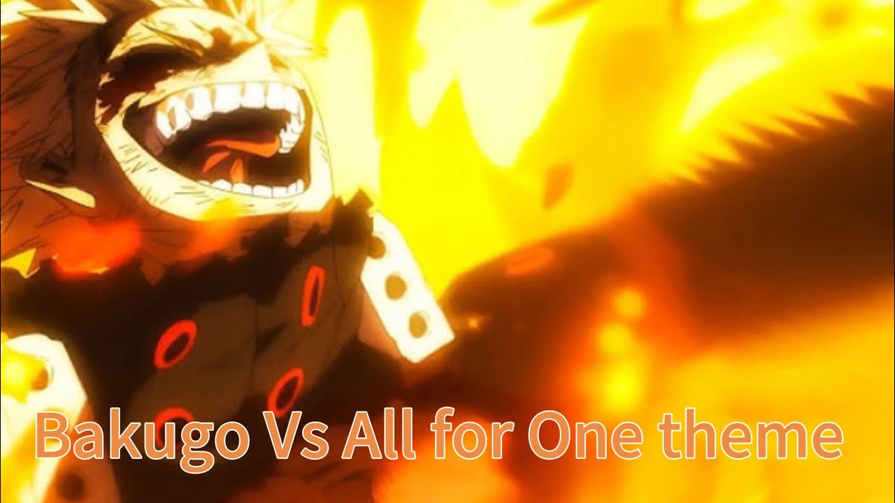 Bakugo vs All for One theme (MHA season 8 episode 3)