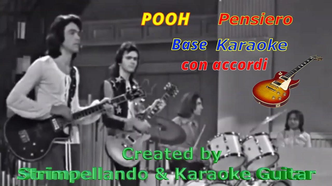 Pooh - Pensiero  - Karaoke con accordi (Fair Use)