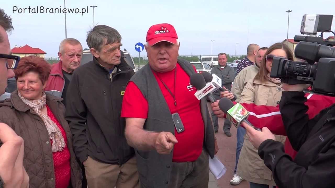 Grzechotki, protest osób wwożących tanie paliwo z Rosji