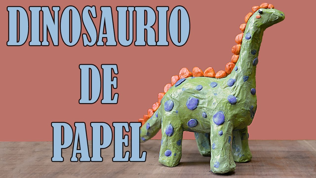 Cómo hacer un Dinosaurio de papel