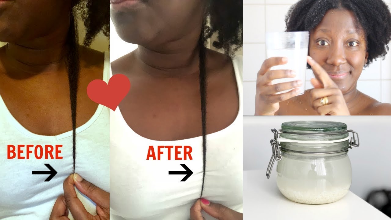 10 Days Rice Water Challenge || Does Rice Water Work On Thin/Fine Natural hair? Adede