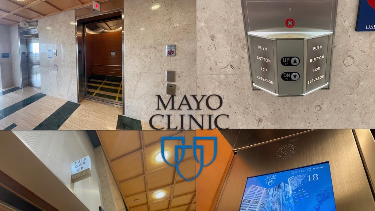 The Elevators of The Gonda & Mayo Buildings at The Mayo Clinic Campus in Rochester, MN