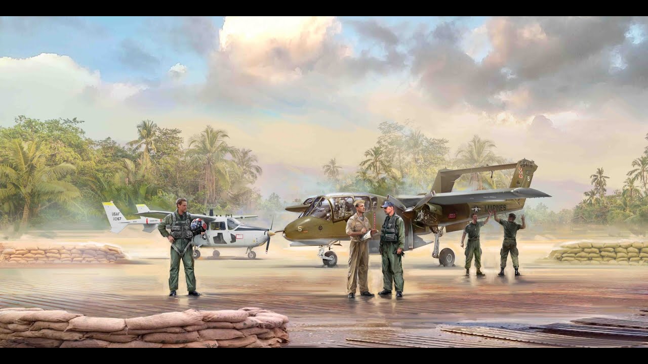 *Quick Look Review* ICM 1/48 Vietnam USAF Airfield Set