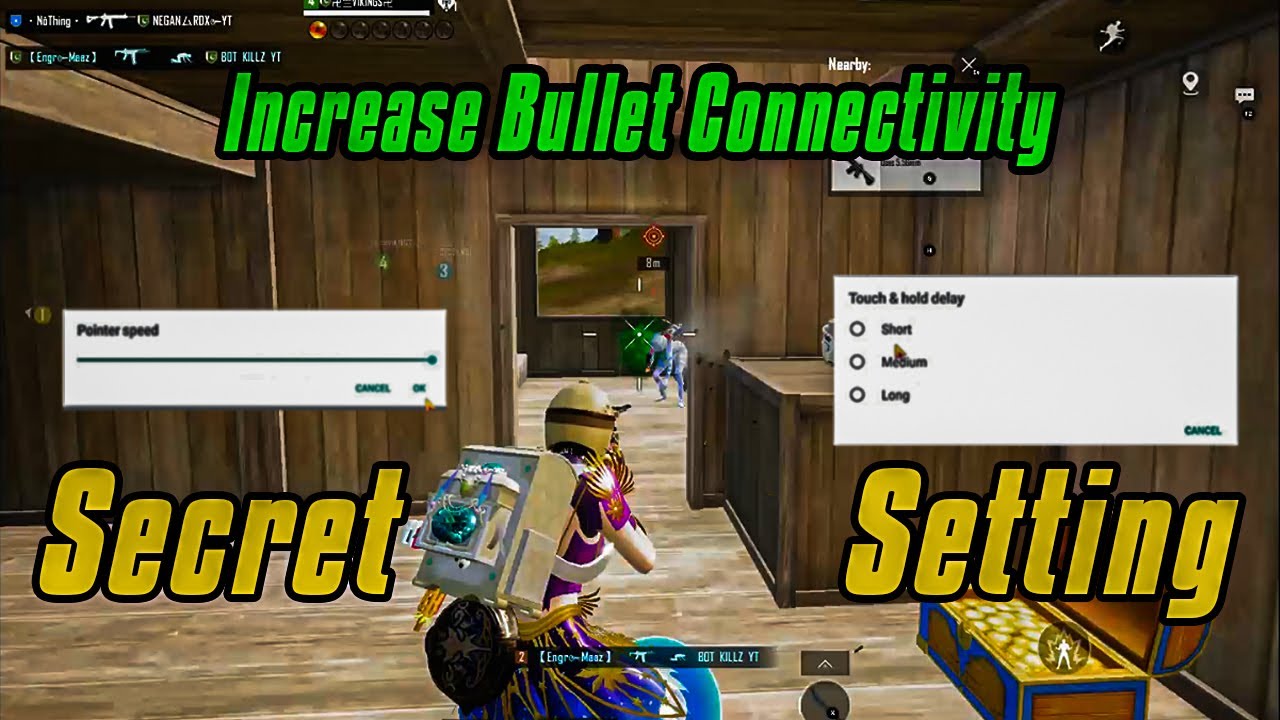 Increase Aim Assist + Bullet Registration |inside gameloop setings | gameloop best settings |no ban