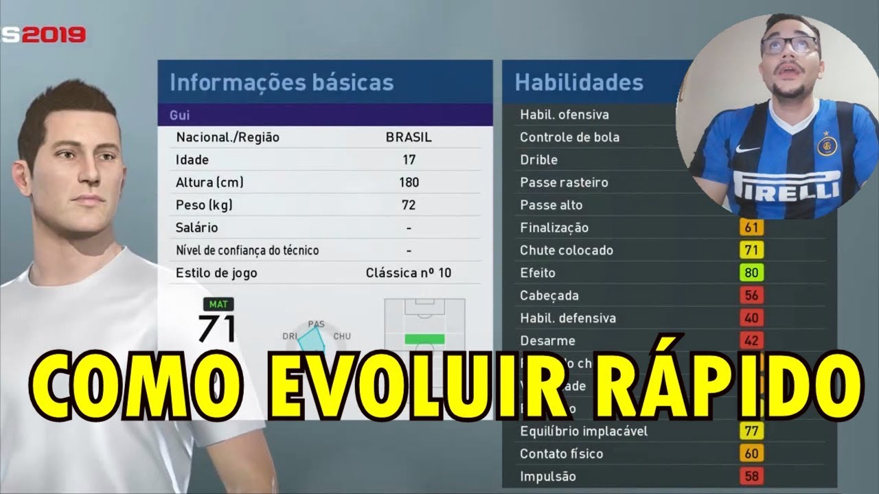 PES 2019 - Como Evoluir Rápido no RUMO AO ESTRELATO | ATUALIZADO