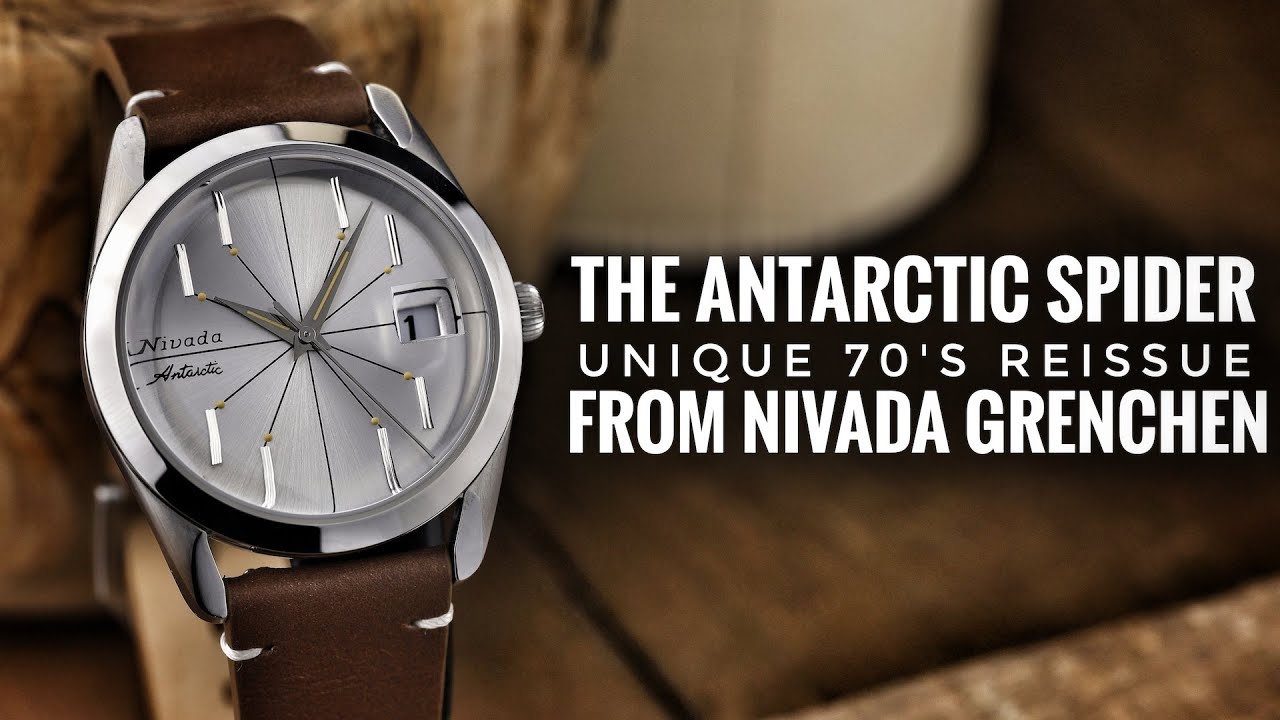 Nivada Grenchen Antarctic Spider 70's Reissue