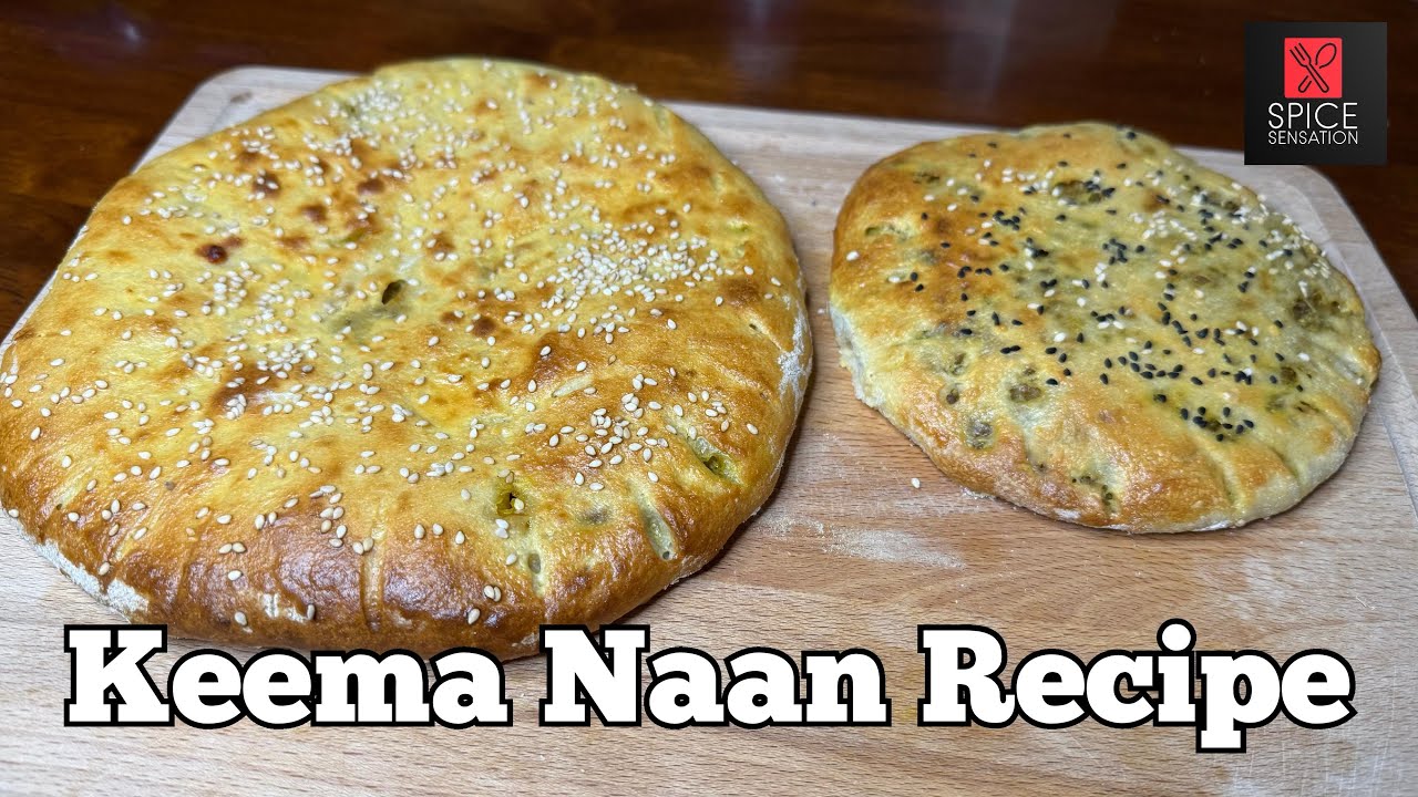 Keema Naan Recipe by Spice Sensation | Qeema Naan | Keema Bharay Naan | How to make Naan at Home