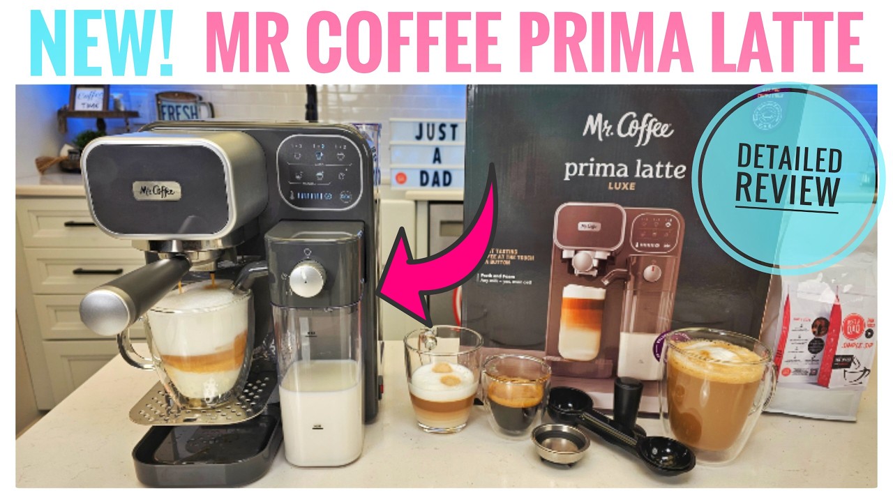 New Mr. Coffee Prima Latte Luxe Espresso Machine Review