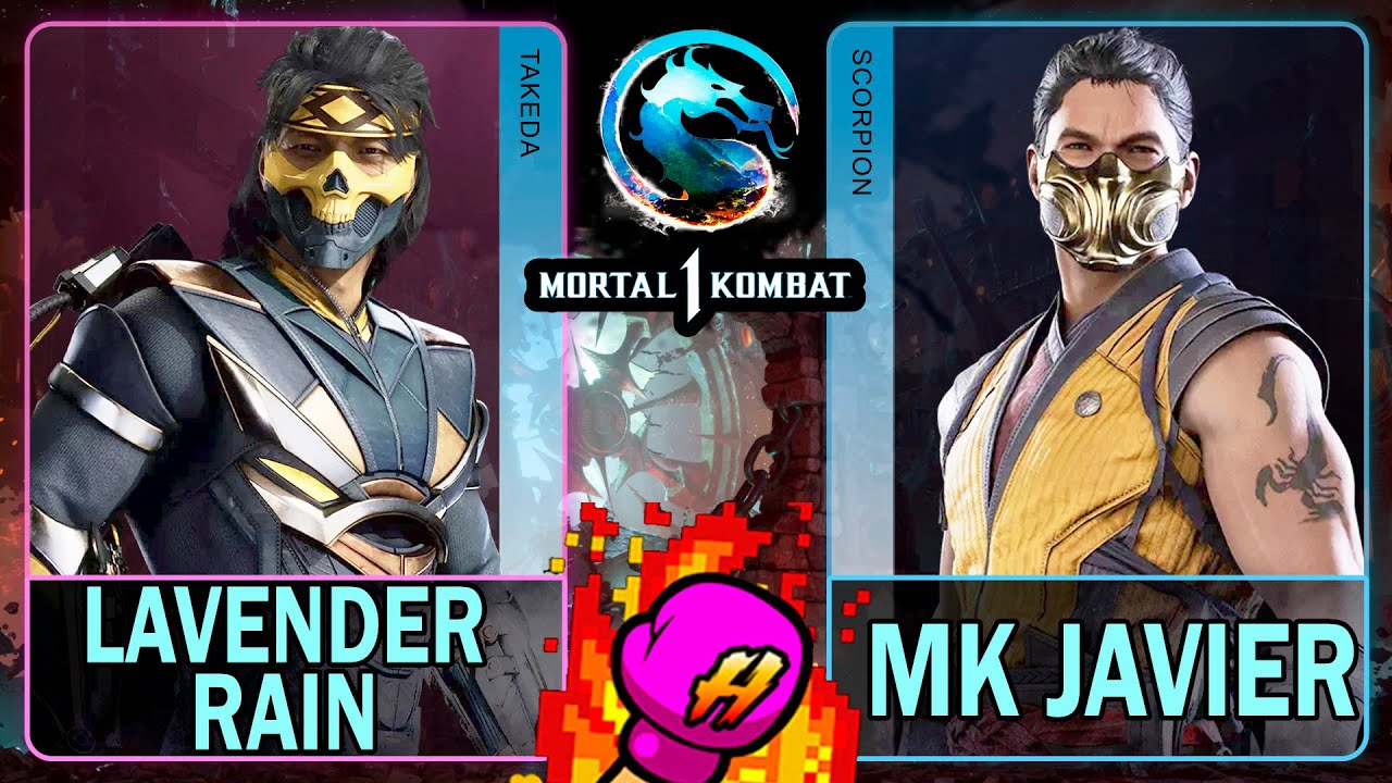 MK1 Lavender Rain (TAKEDA) VS MK Javier (SCORPION)🥊Mortal Kombat 1🥊4K 60ᶠᵖˢ