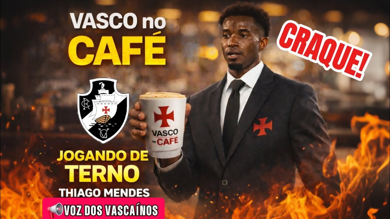 🔥THIAGO MENDES JOGANDO DE TERNO? Vasco se Movimenta Forte No Mercado | VASCO NO CAFÉ 
