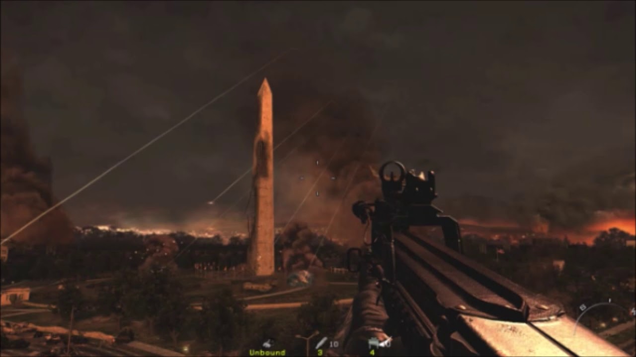 COD MW2 - Что произойдет, если не защитить монумент Вашингтона?
