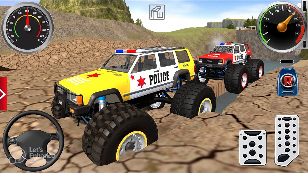 Monster Truck Mega Ramp Stunt Driver Simulator 3D   Impossible Car Offroad Racing   Android Gameplay