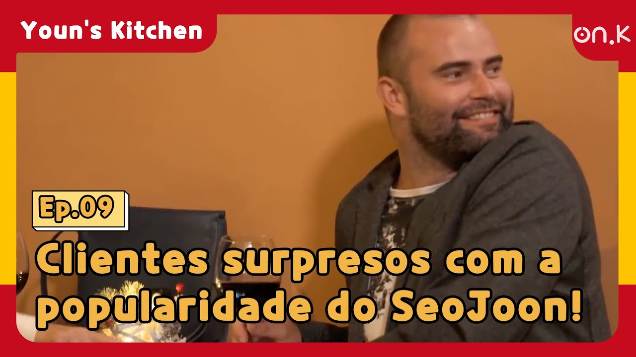 [#YounsKitchen2] (Sub_POR) Ep.09-07 | Clientes surpresos com a popularidade do Park SeoYoun!