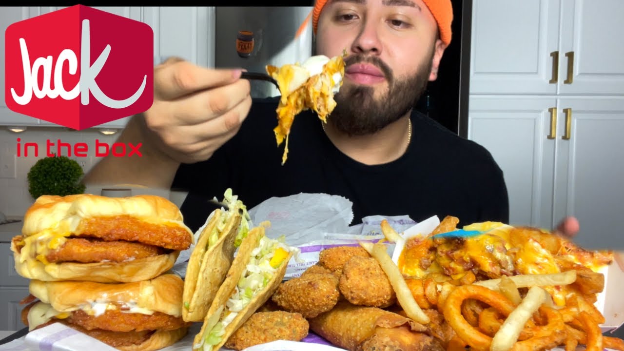 Jack-In-The-Box MUKBANG Chicken Tater Melt