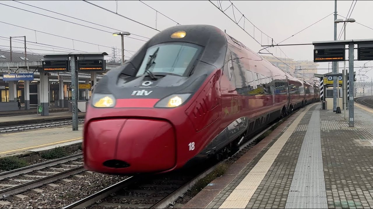 MEGA TRAINSPOTTING IN MILAN! Lots of High Speed, Suburban and More Trains at Lambrate Station