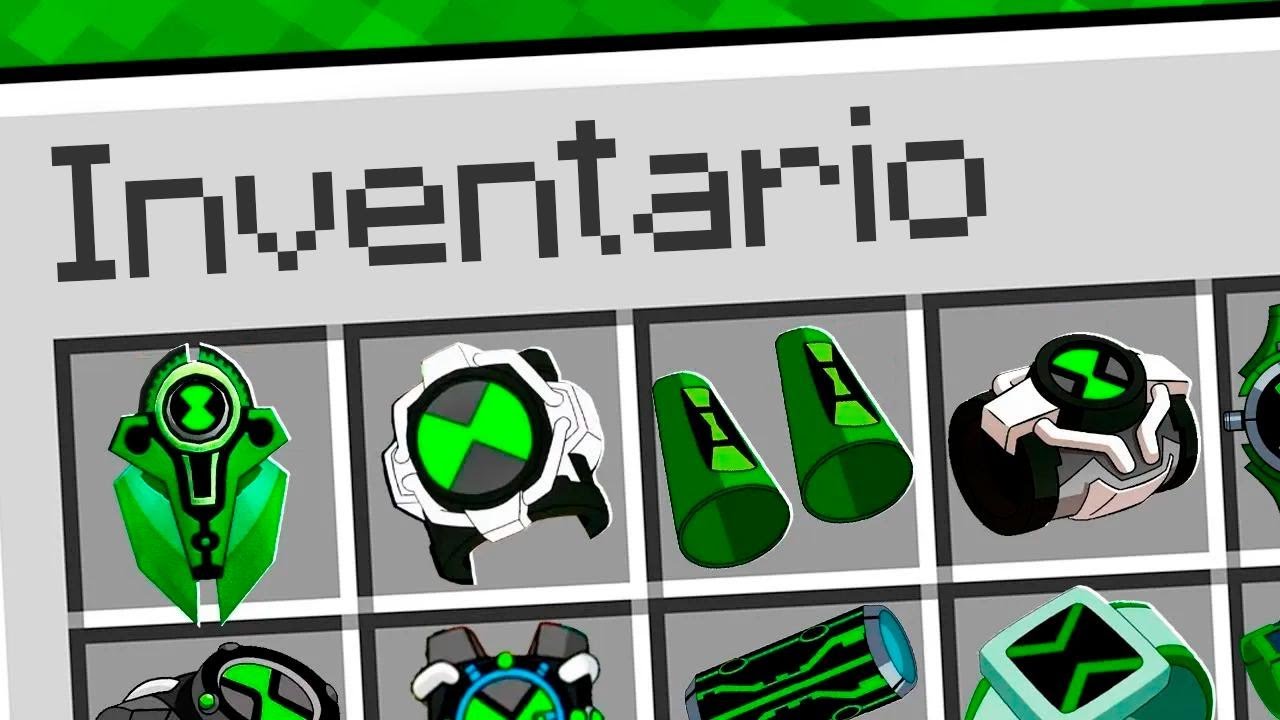 ¡Agregué todos los Omnitrix de Ben 10 a Minecraft!