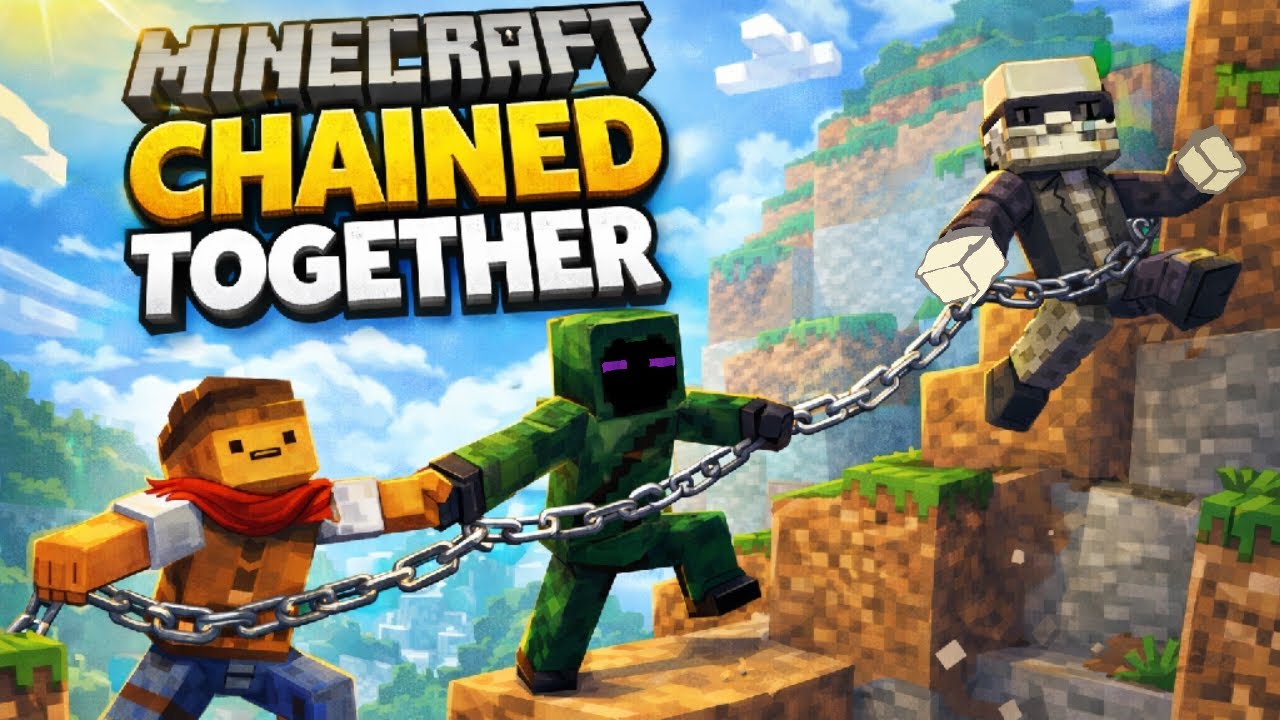 Minecraft, but I'm chained to some DUMI's
