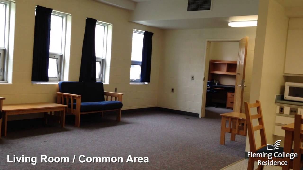 Fleming College Residence   SRV Barrier Free Suite and Bedroom Video Tour