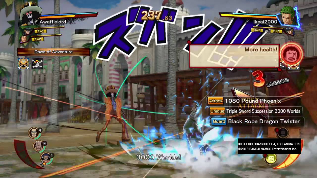 One Piece Burning Blood Online Ikeai2000 vs Awafflelord 5