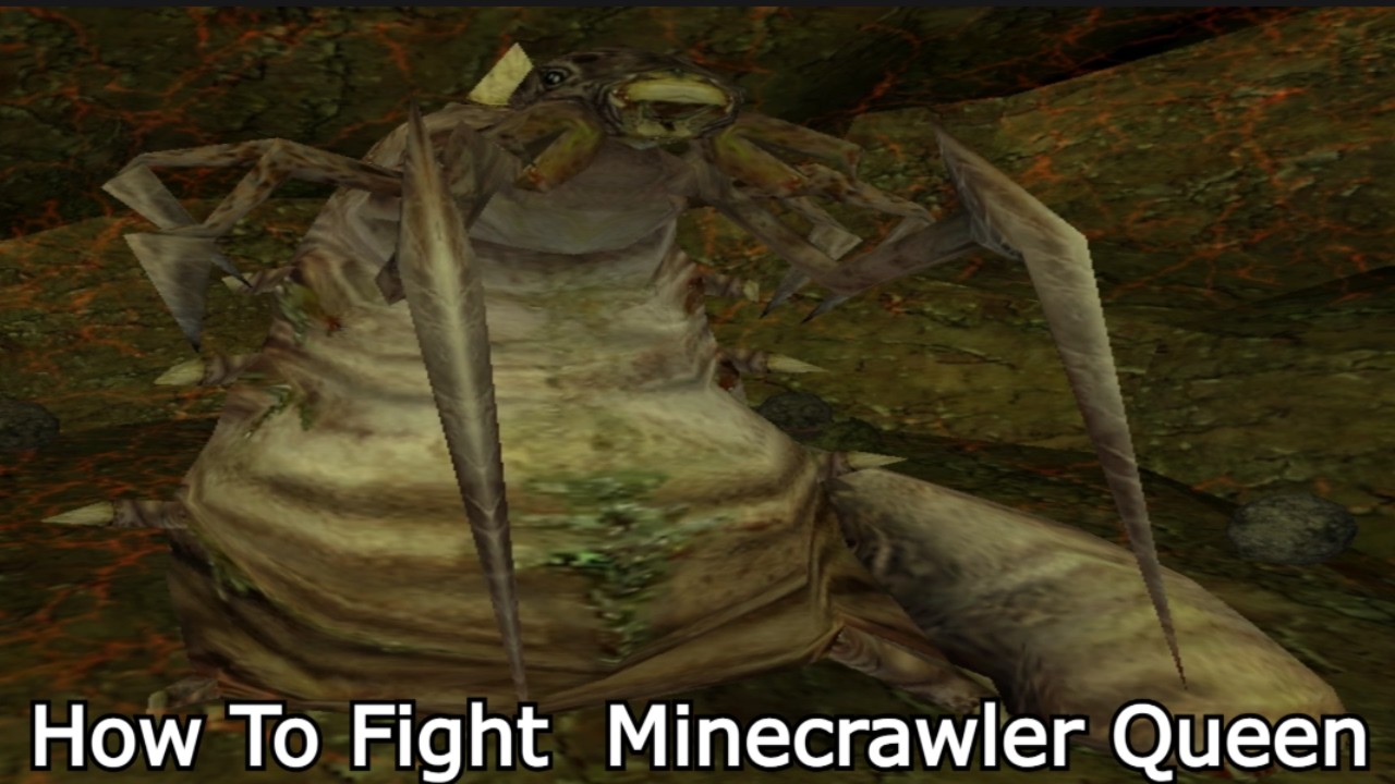 Gothic 1: How to Fight and Kill Minecrawler Queen