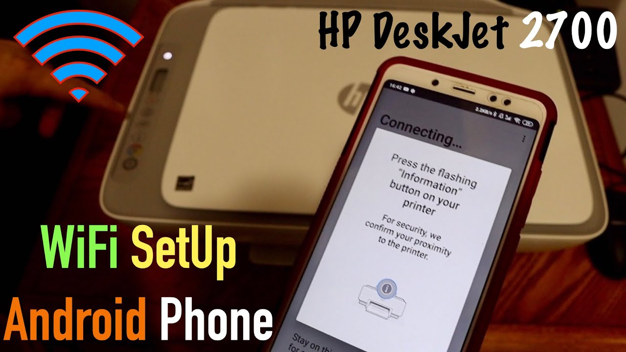 HP DeskJet 2700 WiFi SetUp Android Phone !!