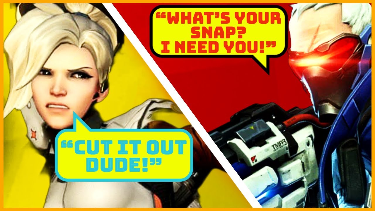 Toxic Racist Teammate Shoots His Shot at Female Mercy Main, Makes Her Uncomfortable...