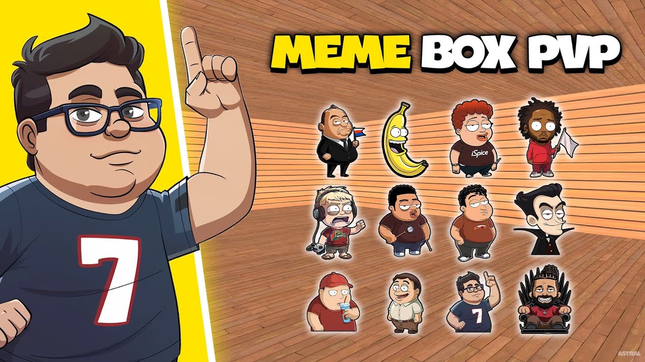 FORTNITE MEME BOX PVP 💀 Enjoy Funny Memes And Moments 😍 MAP CODE: 8200-2037-6811