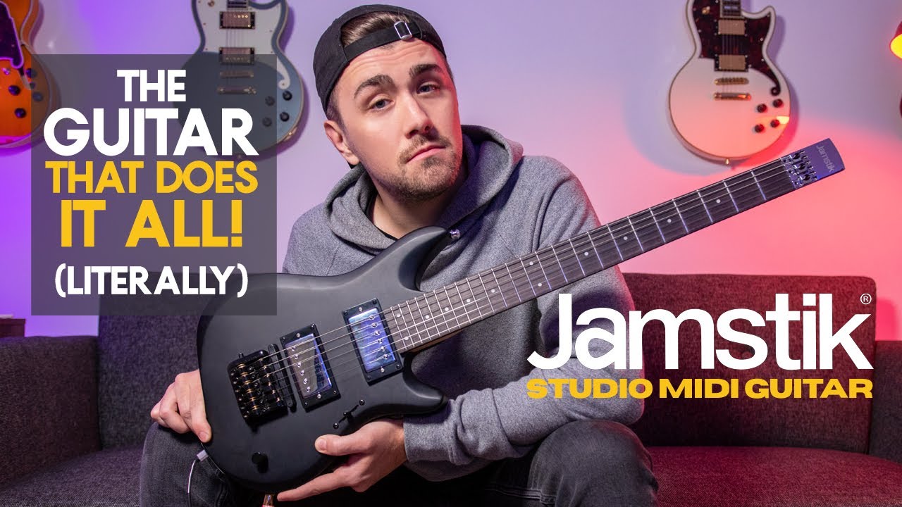 One GUITAR that plays EVERY INSTRUMENT!! [Jamstik Studio Midi Guitar Demo & Review]