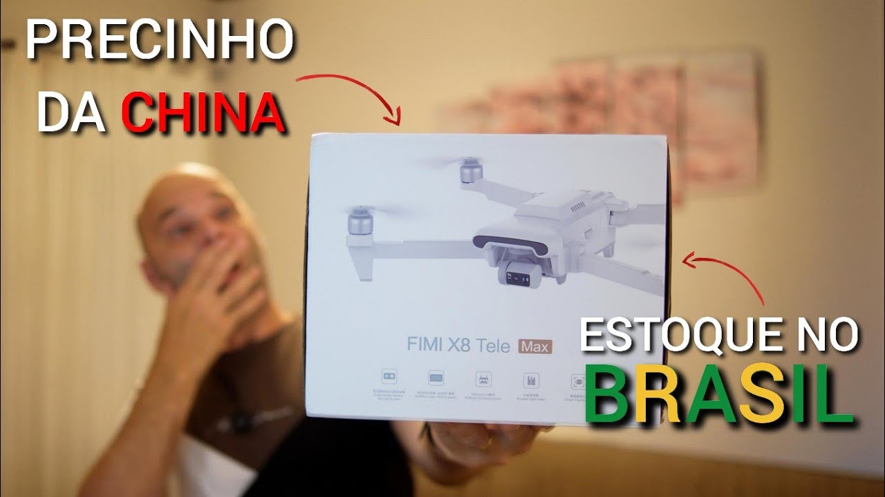 FIMI X8 TELE MAX Comprado No BRASIL com Preço da CHINA