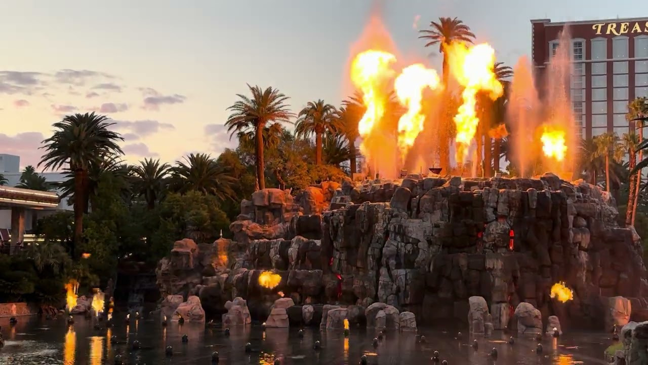 The Volcano Show at the Mirage Resort in Las Vegas