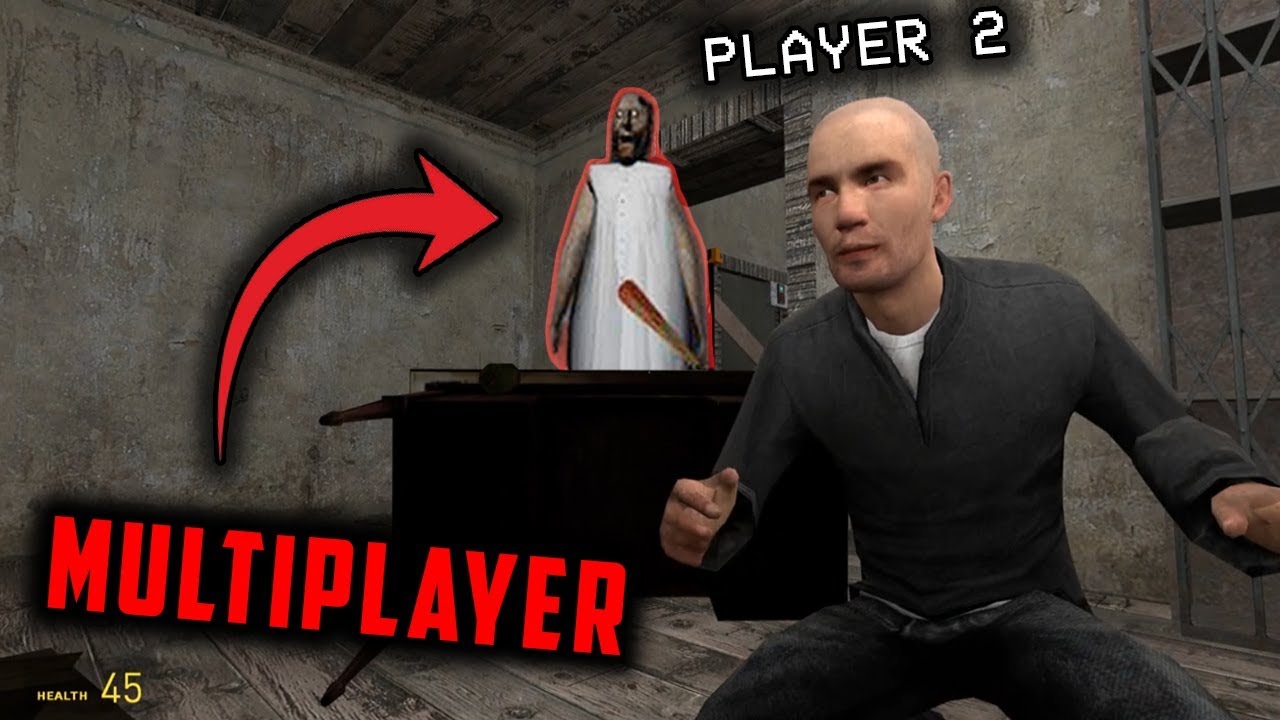 Granny Horror Game MULTIPLAYER... GOLDEN GRANNY! (Granny Horror Game co-op Roleplay)