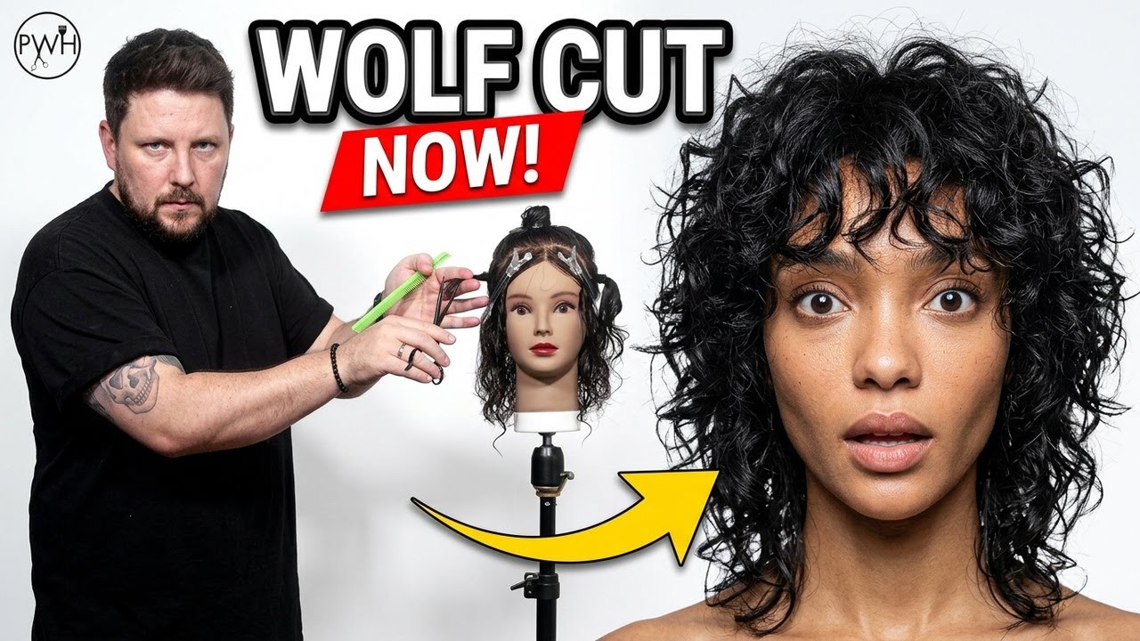 Perfect Curly WOLFCUT Bob Tutorial That Will Make You Look AMAZING!