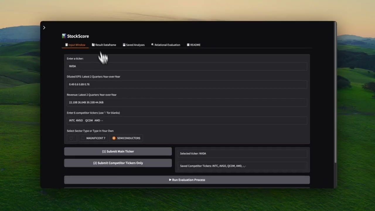 StockScore Demonstration