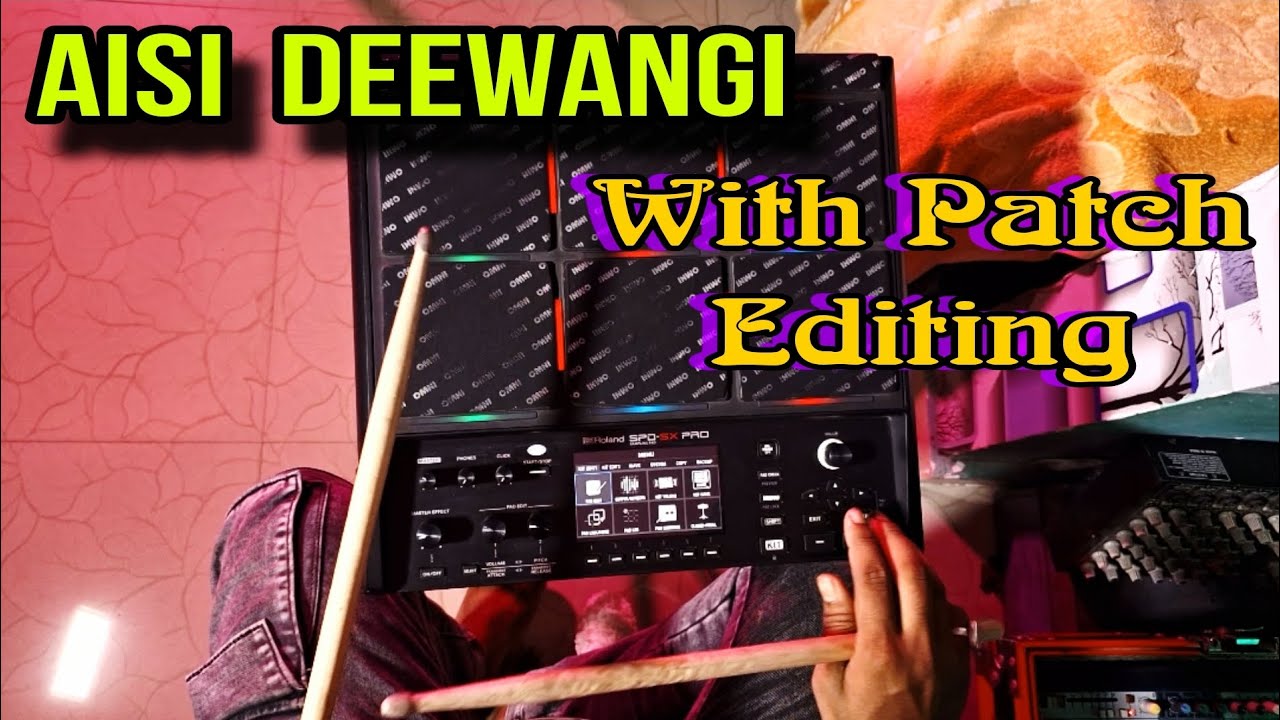 Aisi Deewangi ! Roland SPD SX Pro With Patch Editing ! Octapad Cover