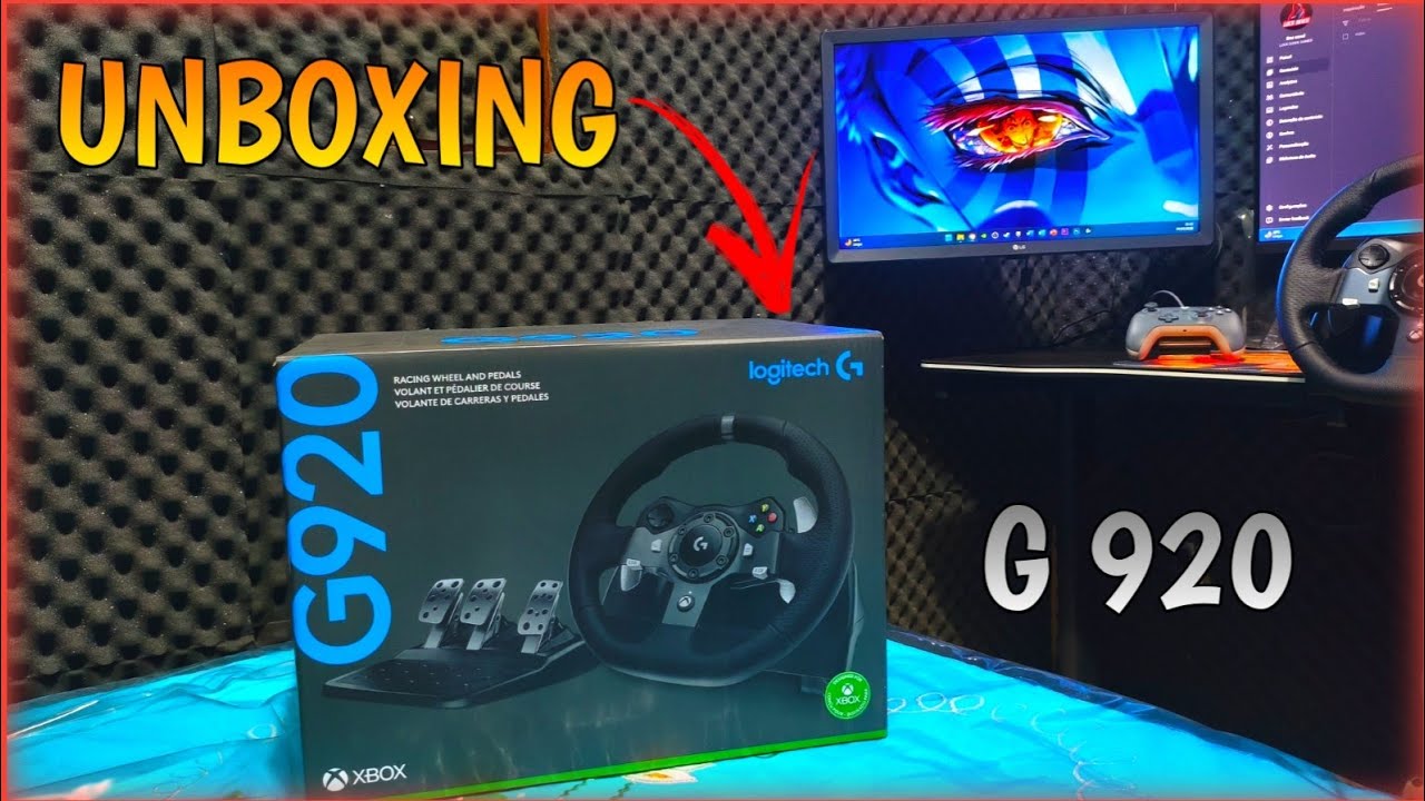 UNBOXING E TESTE DO VOLANTE LOGITECH G920