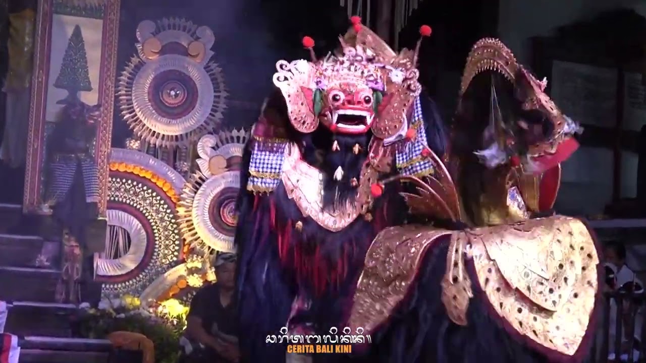 BAPANG BARONG JURU BAPANG GUNG RAI II Napak Pertiwi Pura Dalem Setra Delodan Banjarangkan