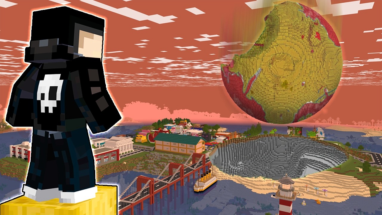 SURVING the END of the WORLD in Minecraft!