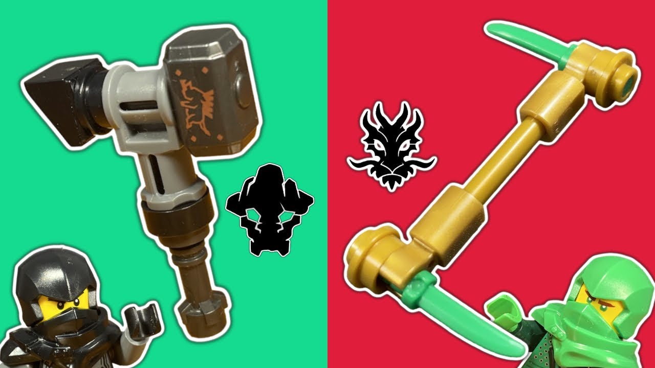 I Made 10 Custom Lego Ninjago Weapons