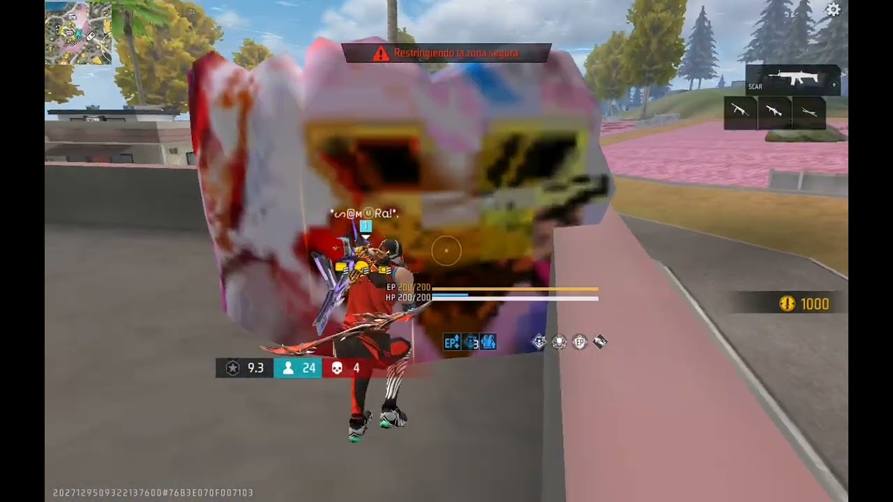 Jugando con preciso en mira 