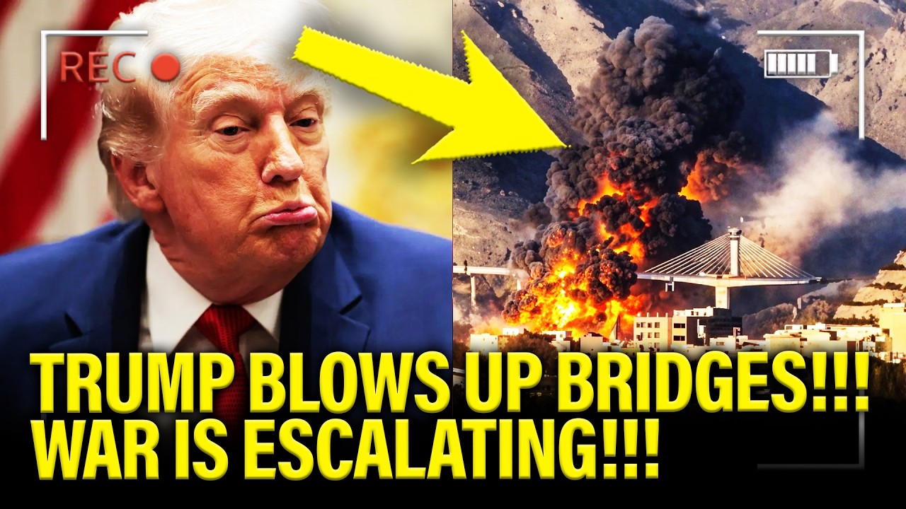 Trump PANICS and BLOWS UP BRIDGES AND MEDIATOR in WAR!!!
