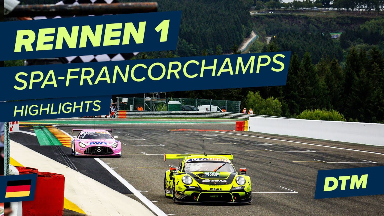 Nächster Pilot mit 1. DTM Sieg!  | Highlights DTM Race 1 - Spa-Francorchamps | DTM 2022