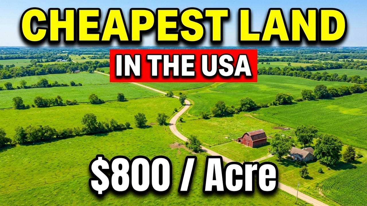 10 Most Affordable Places to Buy Land in USA in 2026
