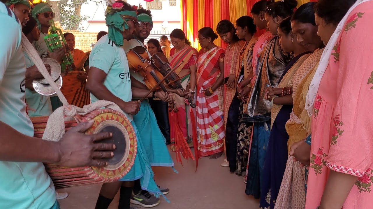 BAPLA AKHARA SOGOY VIDEO||JASIDIH NACHONIYA DUMKA MANDARIYA AKHAR||ASIAN SANTHAL TRIBE FOLK DANCE||